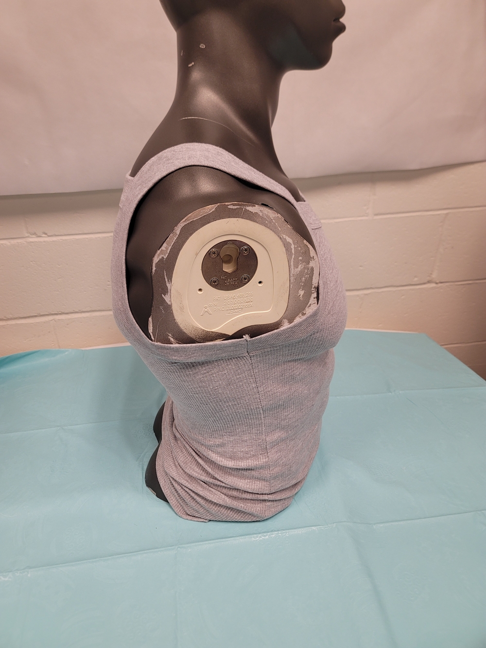 Men's Red Ribbed Square-Neck Tank Top - Picture 8 of 15